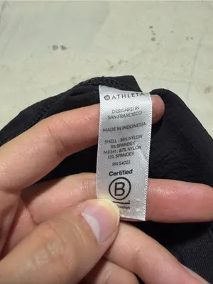 Athleta Black Women's Elastic Waist Shorts 4 thumbnail 4