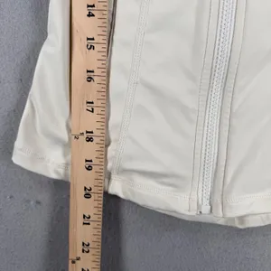 Lululemon Define Jacket Size 2 Cream Luon Full Zip Yoga Activewear Off White thumbnail 4