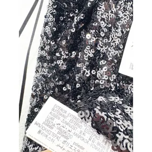 NWT Zara Black Short Sequin Dress With Ruffle Trim Size XS Party Cocktail thumbnail 7