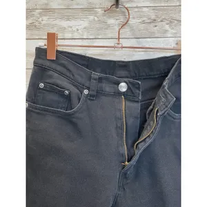Vintage L.L. Bean Womens 6 M/Tall Jeans‎ Black Classic Fit Straight Leg Stretch thumbnail 2