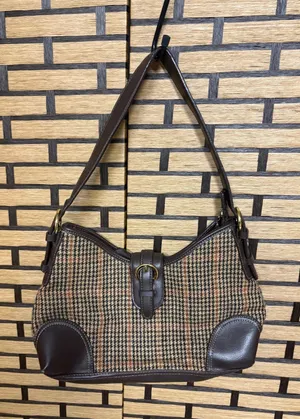 Croft & Barrow Brown Plaid Hobo‎ Bag thumbnail 1