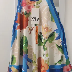 Zara Floral Scarf Tops. NWT. LARGE. thumbnail 5
