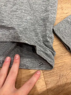 Grey Lululemon Swiftly Tech Long Sleeve thumbnail 4