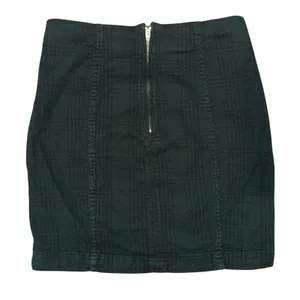 Free People Green Plaid Skirt Women's Sz 2 Fall Academia School Librarian Preppy thumbnail 2