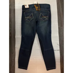 Ariat Denim Cropped Riding Breeches Indigo Jeans 24R NEW Activewear Sportswear thumbnail 2
