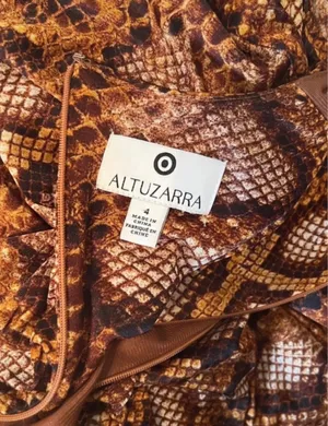 Snake print evening dress thumbnail 3