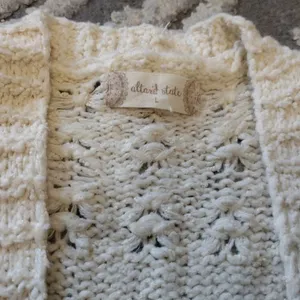 Cardigan Sweater Knit Long Sleeve Open Front thumbnail 2