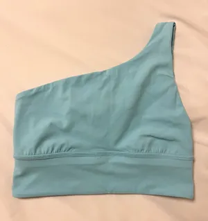 Lululemon Blue Asymmetrical Bra thumbnail 2