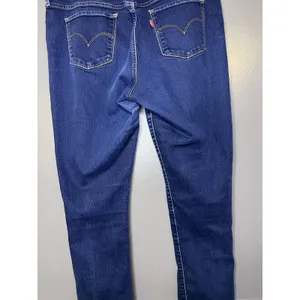 Levis 311 Shaping Skinny Jeans Womens W33 L32 Dark Blue Mid Rise Stretch Denim thumbnail 6