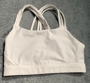 Athleta White Sports Bra thumbnail 1