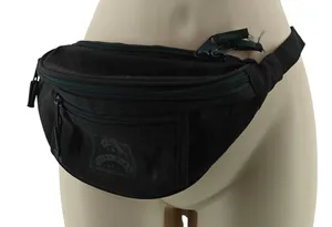 Vintage Black Nylon Multi Pocket Fannie Pack Belt Bag thumbnail 1