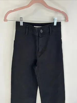 Zara Marine Straight Jeans Black thumbnail 6