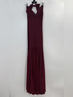 Revolve Deme by Gabriella Berta Dress in Burgundy thumbnail 9