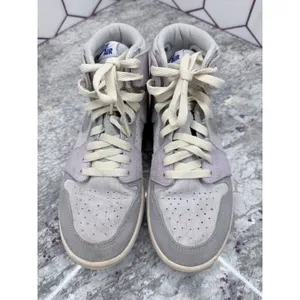 Nike Women's Air Jordan 1 Zoom CMFT Light Smoke Grey and Barely Grape Size 6.5 thumbnail 5