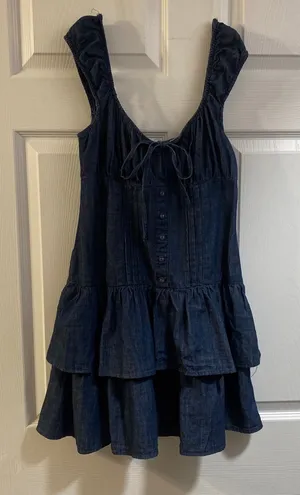 Target Denim A-Line mini dress thumbnail 1