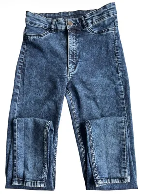 H&M Women's Blue Skinny Denim Jeans Solid Size US6 thumbnail 3