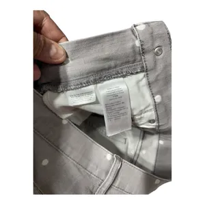 J.Crew Gray Polka Dot High Rise Cropped Straight Leg Jeans Size 29 thumbnail 8