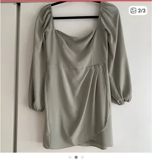 Worn once green dress thumbnail 2