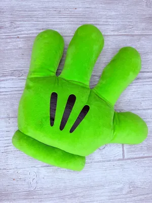 Disney Mickey Mouse Green Plush Glove costume price cosplay Halloween thumbnail 2