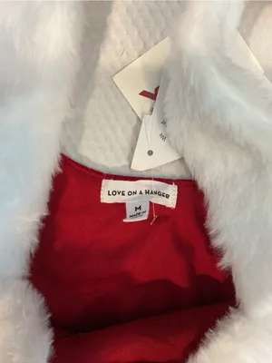 love on a hanger Red Sequin Sweetheart Bust Holiday Jumpsuit thumbnail 3