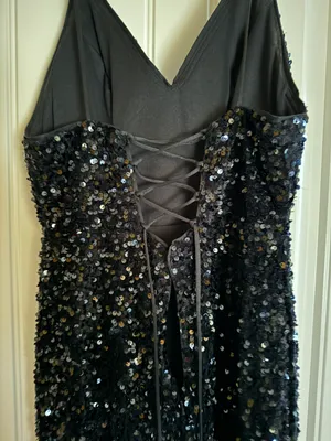 women black prom dress thumbnail 3