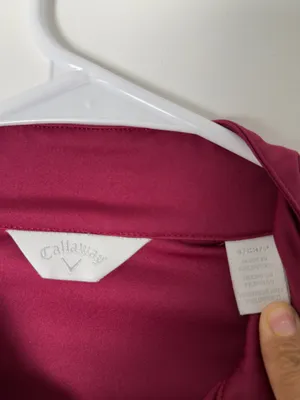 Callaway Women's Long-Sleeve Quarter-Zip Top - Berry/Magenta thumbnail 4