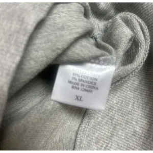 EcoThreads Love Our Earth Gray Rainbow Heart Sweatshirt XL Eco Graphic Pullover thumbnail 4