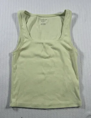 American Eagle Square Neck Ribbed Tank Top Women S thumbnail 1