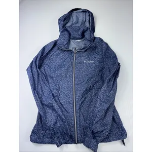 Columbia Women's Switchback Lightweight‎ Hooded Jacket Size S Blue thumbnail 2