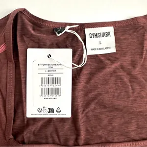 Gymshark L Stitch Feature Crop Top thumbnail 2