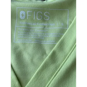 Figs Technical Collection Catarina One-Pocket Scrub Top Size Small Yellow Green thumbnail 3