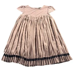 Victoria's Secret Pink Polka Dot Pleated Dress‎ Short Sleeve Ruffle Trim Size S thumbnail 3
