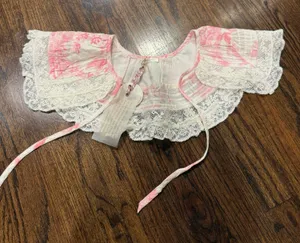 LoveShackFancy Pink Floral Collar NWT thumbnail 1
