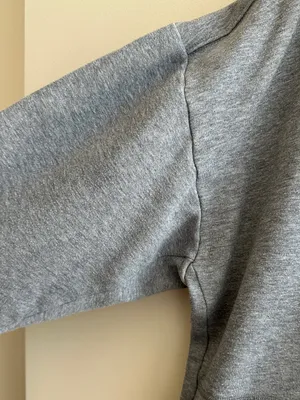 Free Assembly Quarter Zip Grey Sweatshirt, Athleisure, Size XXXL thumbnail 5