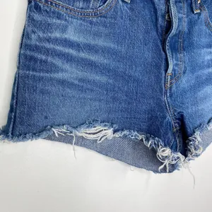 Levi's 501 Button‎ Fly Cut-Off Shorts Women's Size 27 Festival Summer Denim thumbnail 4