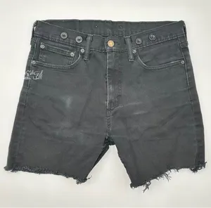 Levi's 510 Black Denim Cut-Off Shorts Size 31 thumbnail 1