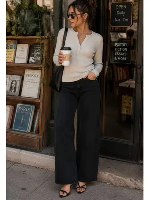 NWT Judy Blue Rigid Magic High Waist Marlow Black Size 3/26 Jean Trouser thumbnail 2