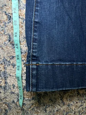 Ann Taylor LOFT Dark Wash Flare Jeans Size 25 thumbnail 6
