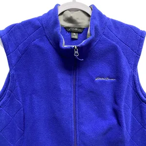 Eddie Bauer Fleece Vest Quilted Full Zip Sleeveless Jacket Womens 2XL Outdoor‎ thumbnail 3