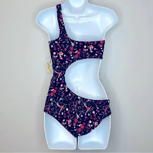 LA Hearts One Piece Cut-Out Swimsuit‎ Size M NWT thumbnail 2