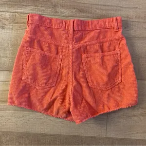 BDG Size 27 or 4 Corduroy orange mom jean shorts thumbnail 5