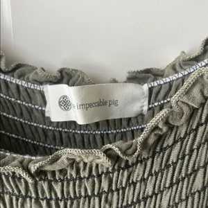 The Impeccable Pig Elegant Olive Green Jumpsuit thumbnail 3