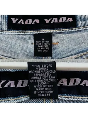 Yada Yada Denim Shorts | Carpenter Jean Shorts Vintage Y2K 90s thumbnail 7