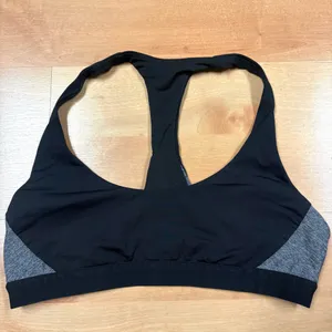 Lululemon Black & Gray Box it Out Bra thumbnail 4