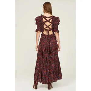 Sea New York Ilana Ikat Floral Dress Prairie Size Small thumbnail 2