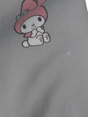 Sanrio Character Pajama Jogger Pants Women's L Gray Hello Kitty My Melody thumbnail 3