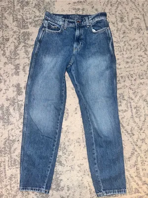 Arizona Jean Company Blue Slim Straight highest rise mom Jeans size 5 EUC thumbnail 1