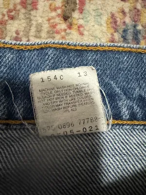 vintage 1996 orange tab Levi’s jeans 33×29 thumbnail 3