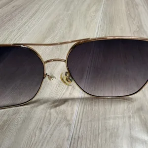 Quay Australia‎ Stop and Stare Gold Aviator Sunglasses Purple Gradient Lens 126 thumbnail 4