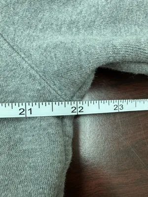Mitchell & Ness Washington Redskins Grey Cropped Crewneck Sweatshirt Size Large thumbnail 7
